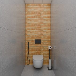 Brushed Brass Toilet Roll Holder