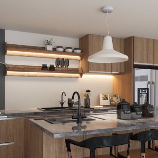Wessex Modern Single Lever Kitchen Tap, Gunmetal